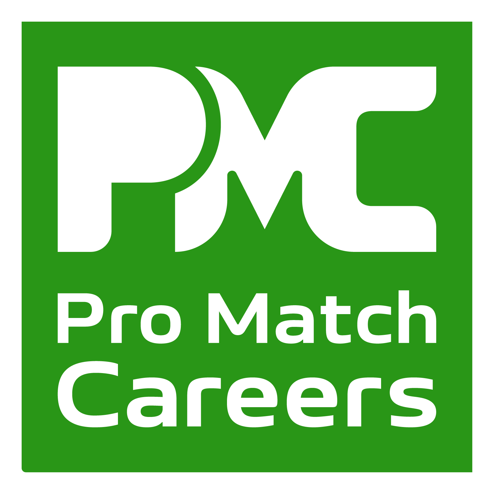PMC Logo White in Green PNG